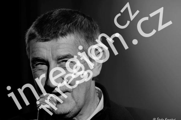 Premiér Andrej Babiš, foto: inregion.cz, Šárka Konečná