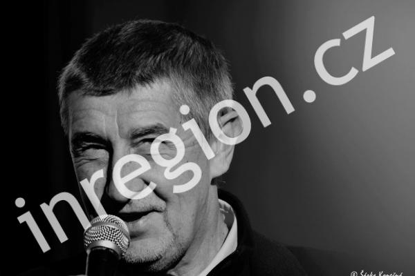 Premiér Andrej Babiš, foto: inregion.cz, Šárka Konečná