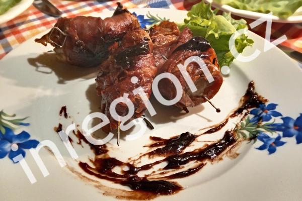 Vepřová panenka se šunkou a balsamicem