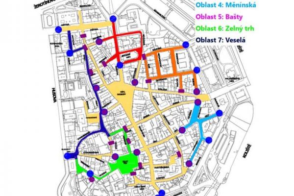 Bezpečnější provoz v historickém centru Brna