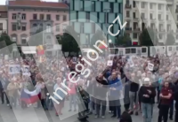 Demonstrace proti návratu komunistů v Brně 27.6.2018