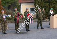 Vojáci v Chotyni vzpomínají na svého kamaráda, foto: kpt. Lada Ferkálová