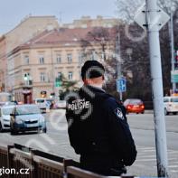 Zásah na ulici Lidická v Brně