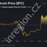 Bitcoin 20. 1. 2025, zdroj: binance.com
