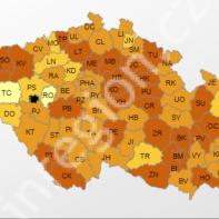 Epidemie respiračních chorob v České republice, zdroj: SZÚ