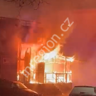 Požár restaurace U Kojota
