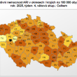 Epidemie respiračních nemocí v Česku, zdroj: SZÚ
